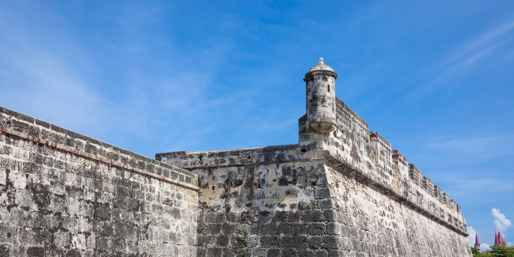 The city wall is one of the best things to see in Cartagena