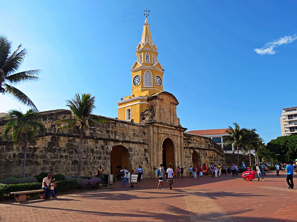 Puerta del Reloj in Cartagena