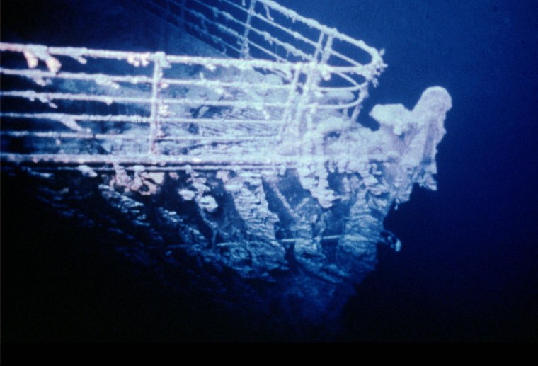 Wreck of the Titanic.