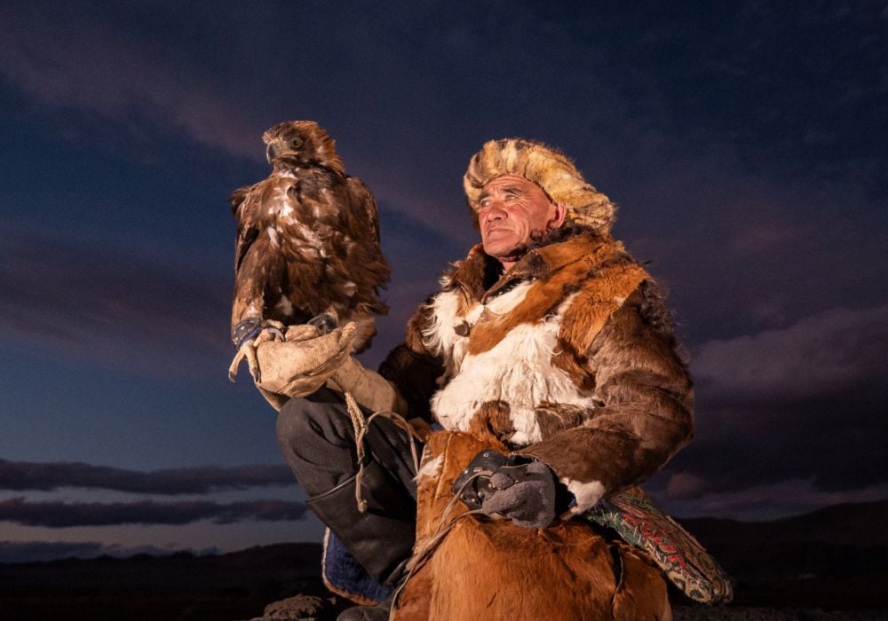 eagle hunter in Mongolia