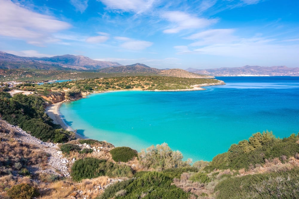 Voulisma Beach at Crete, Greece