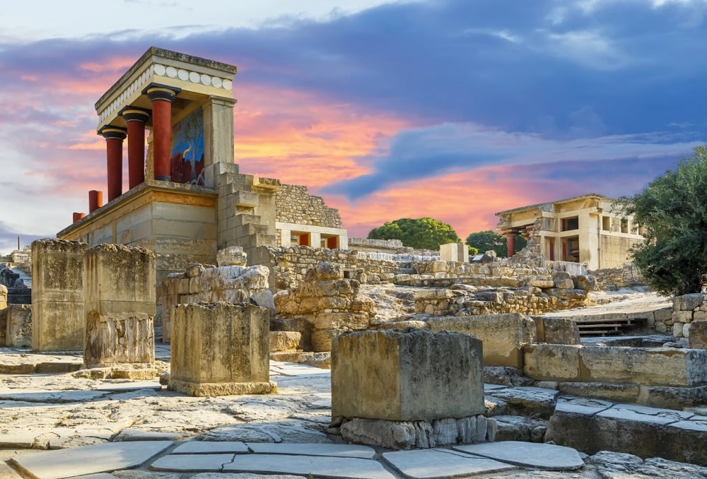 Knossos is one of the top places to see in Crete.