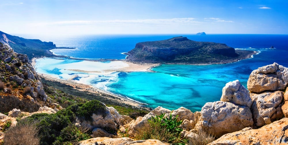 Balos Beach is one of the best beaches in Crete.