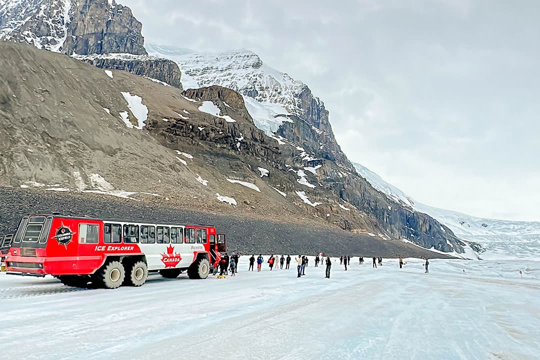 athabasca glacier ice explorer glacier tour