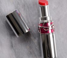 YSL Red Thrill & Flashing Rose Candy Glaze Lip Gloss Stick Review & Swatches