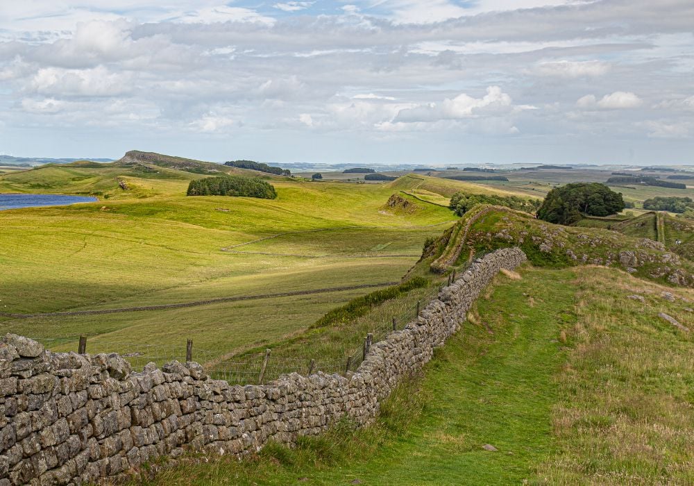 Northumberland National Park in England