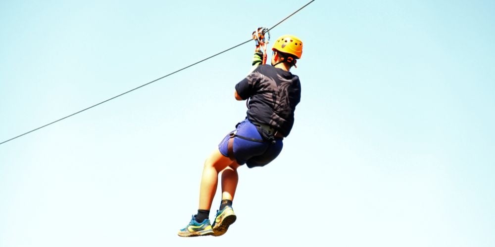 Go ziplining in Big Sky