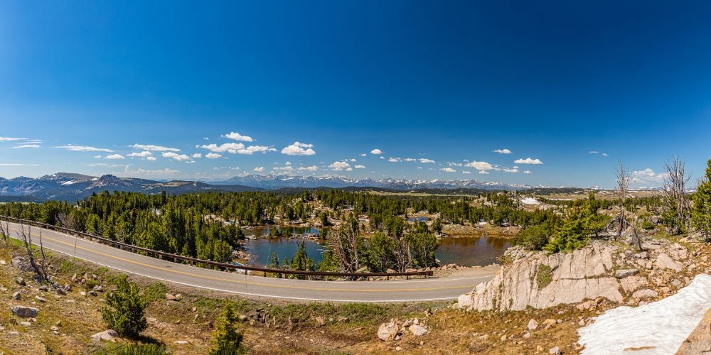 Beautiful views on the Beartooth Highway