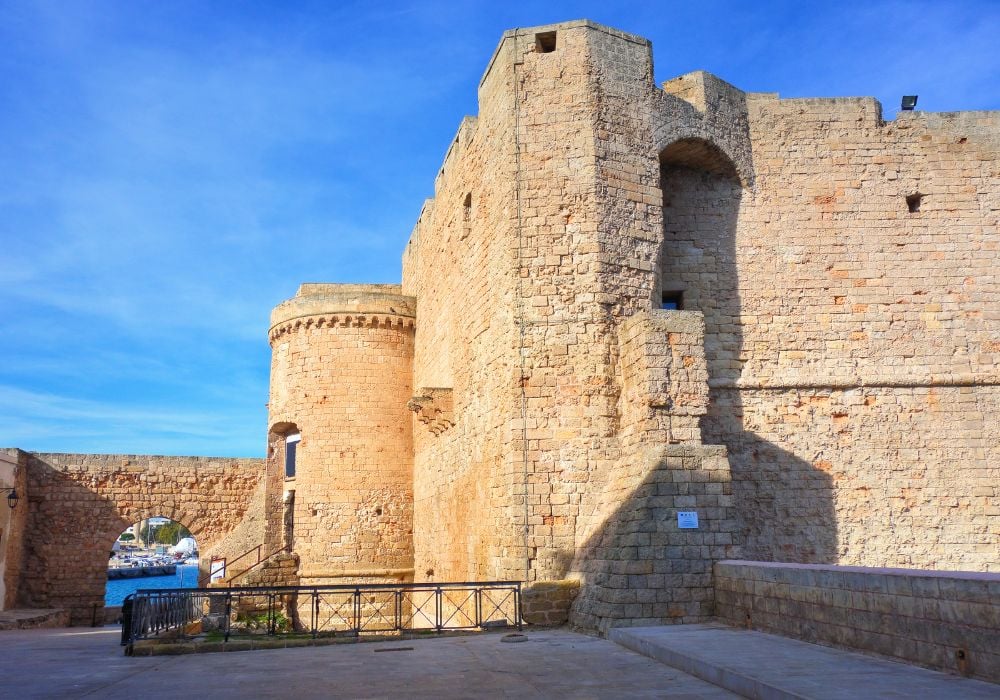 A castle of Charles V Castle of Monopoli.