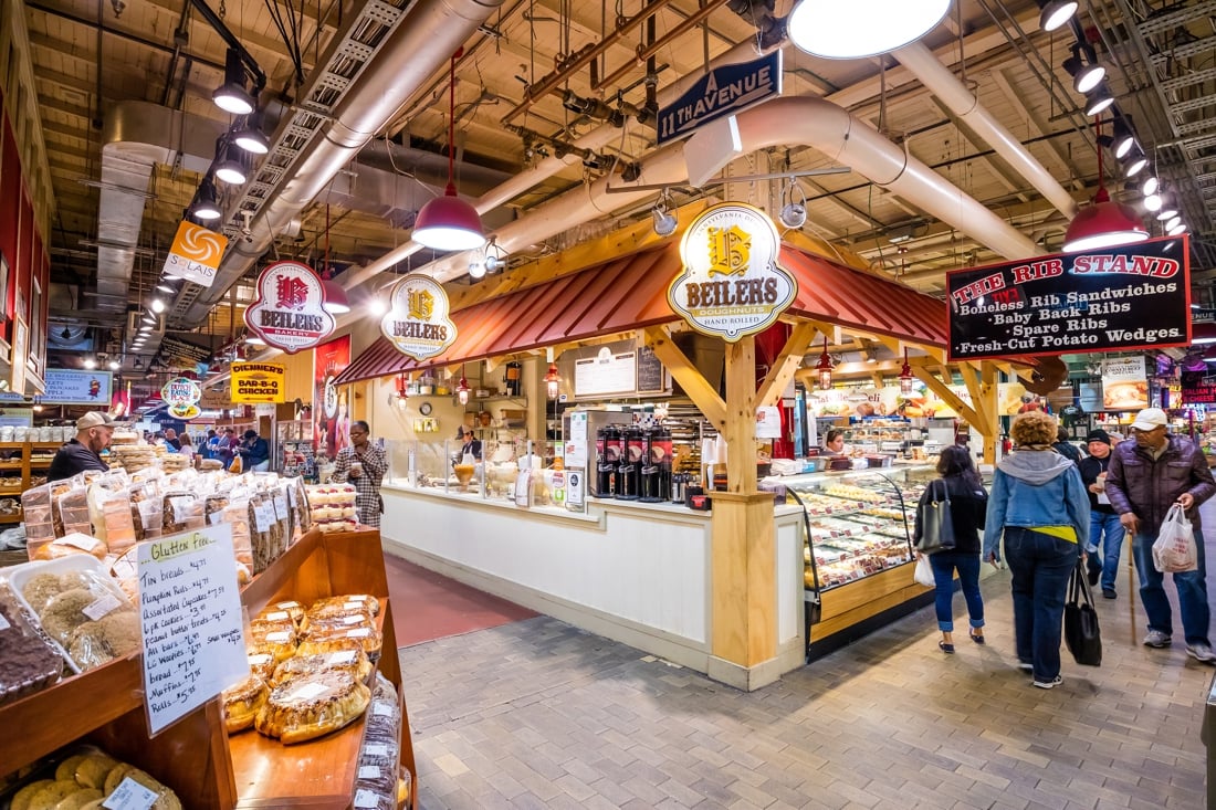 The Reading Terminal Market in Philadelphia