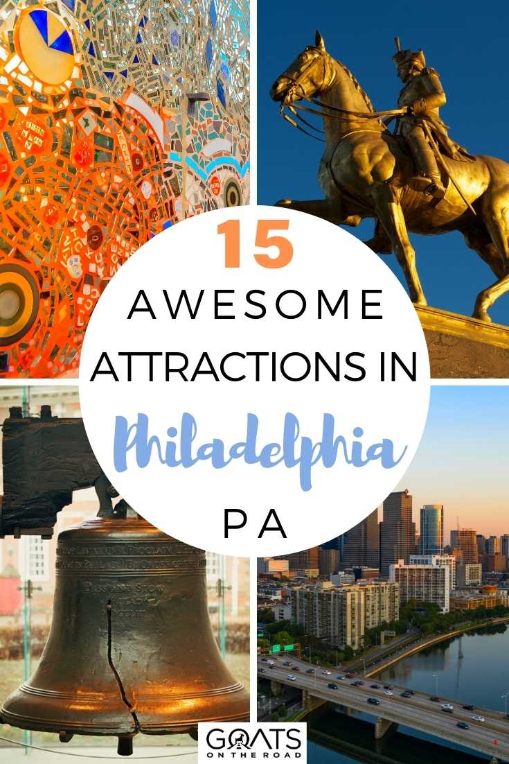 Here is our insider's guide to 15 awesome attractions in Philadelphia! Whether you want entertainment, parks, historical sights, unique attractions and more, we’ve listed them all! | #USAtravel #Philadelphia #travelguide 15 Awesome Attractions in Philadelphia, PA