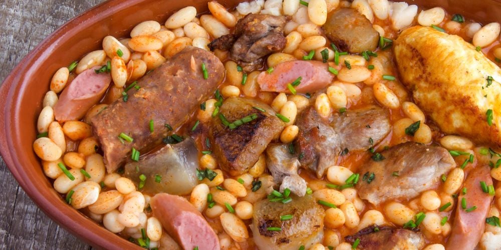 Closeup of cassoulet, a delicious French food you have to try