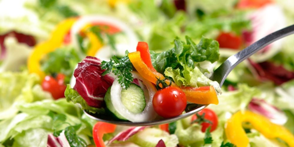 Close up of a salad