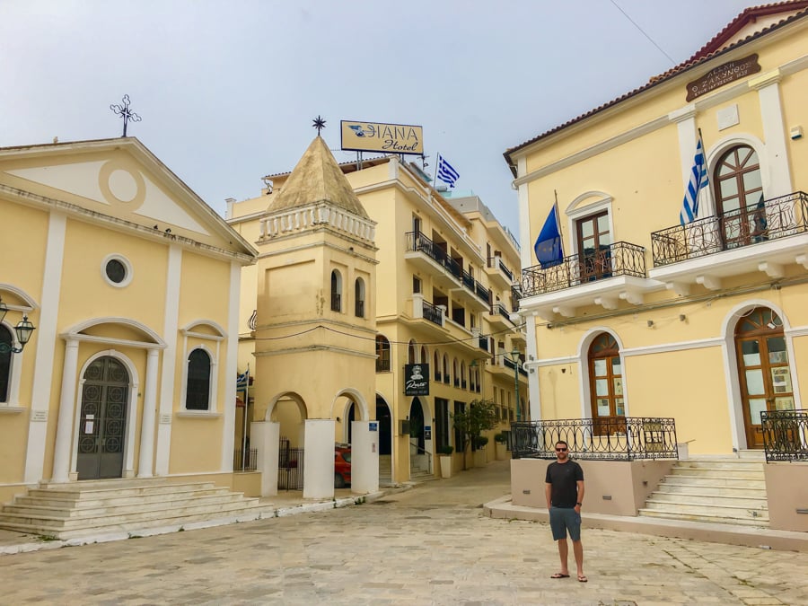 Saint Markos Square in Zante Town, Zakynthos