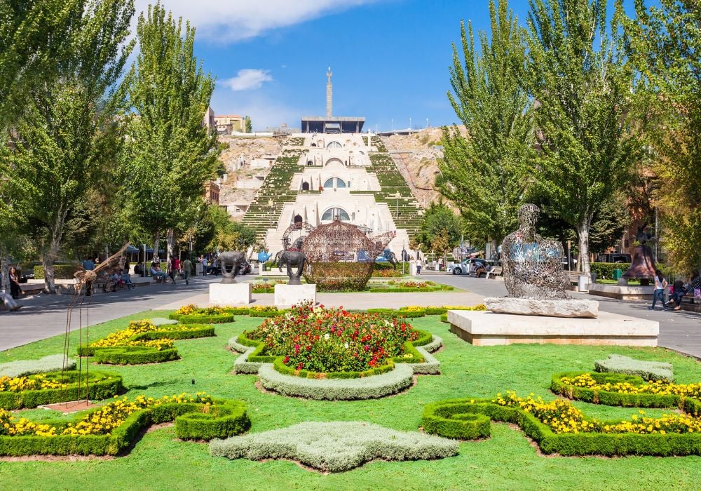 The Cascade Monument in Yerevan
