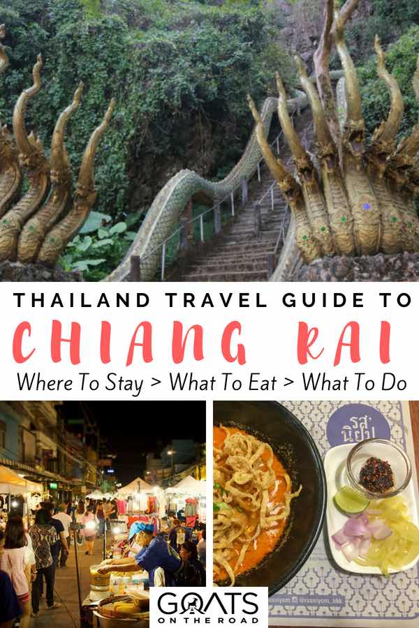 Popular sights with text overlay Thailand Travel Guide To Chiang Rai 