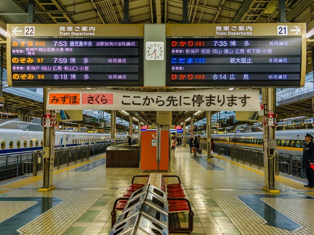 train station in osaka japan