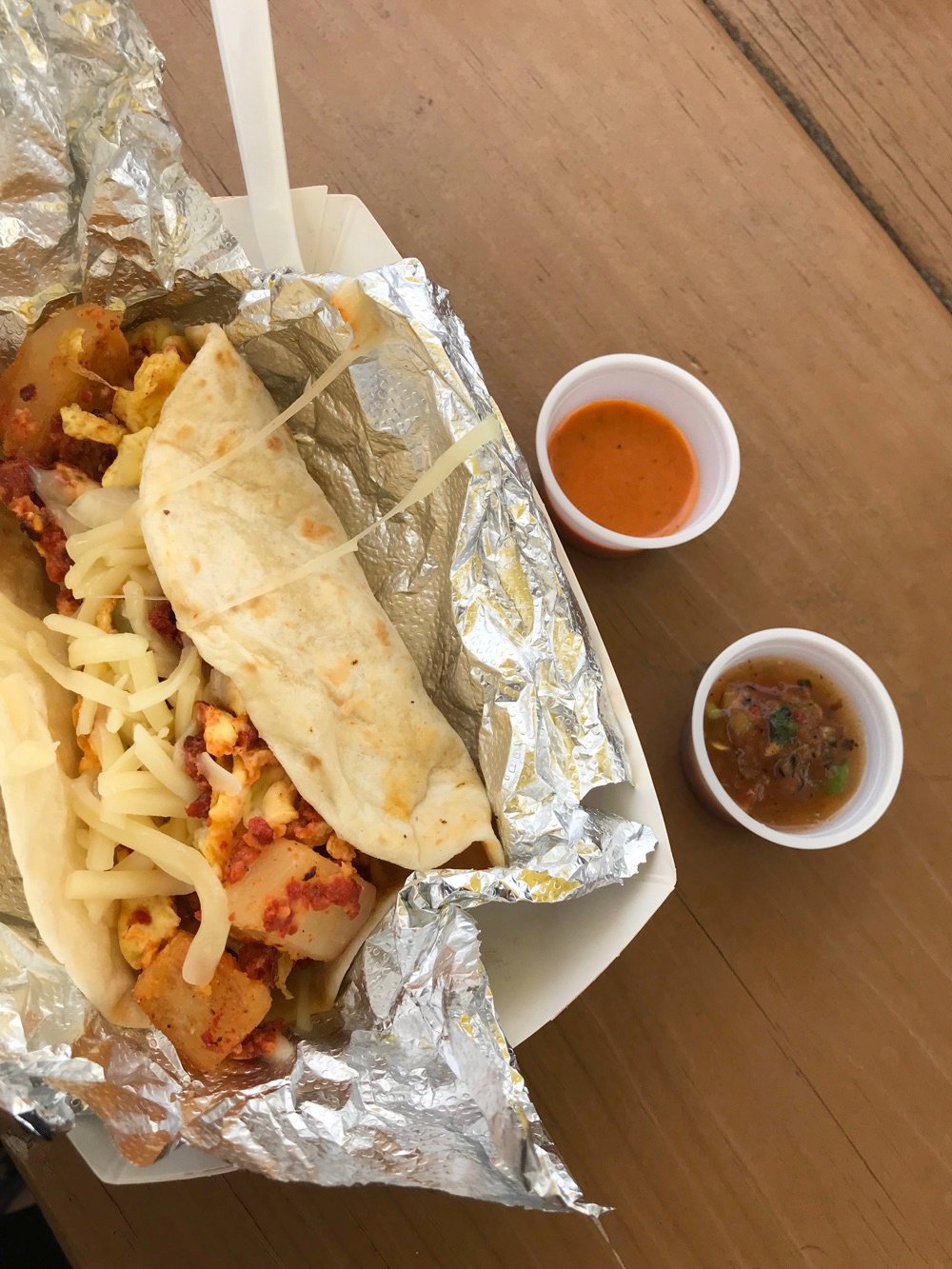 Breakfaast taco in Austin