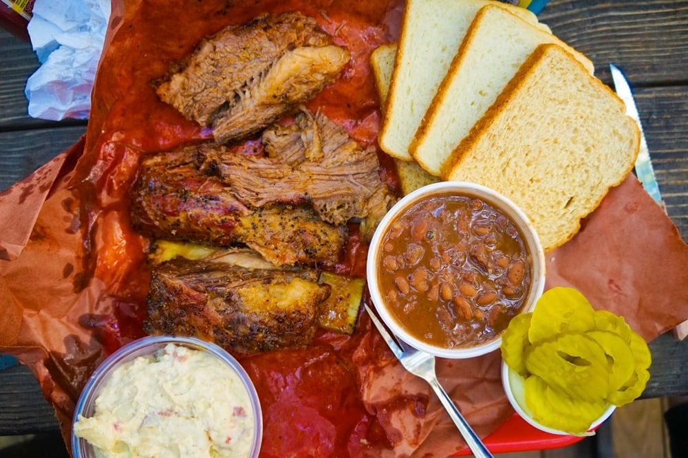 BBQ is what to eat during a weekend in Austin.