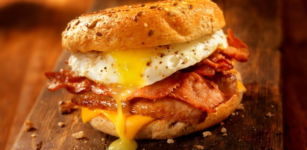 Delicious Breakfast Sandwich 