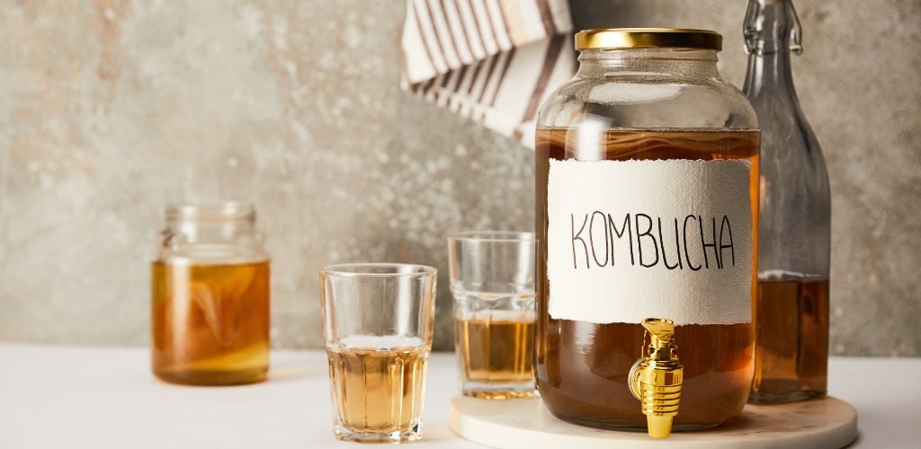 Big jar of Kombucha 