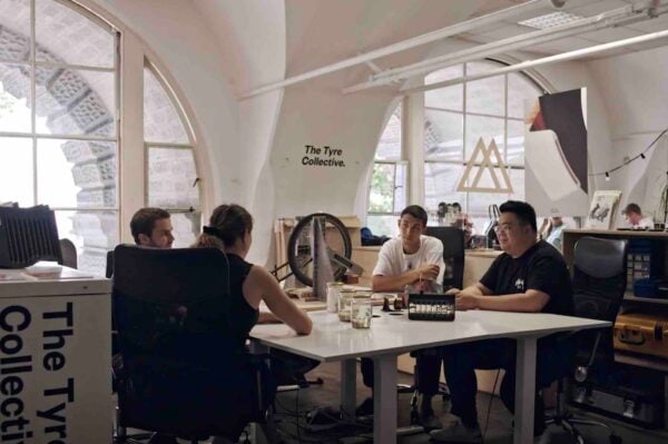 people working together at a desk