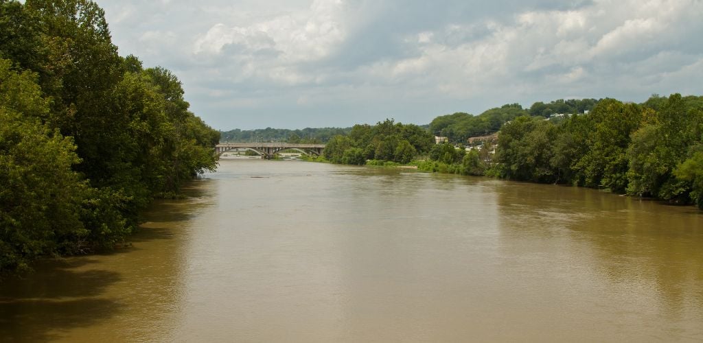 A scenic view for Dan River 
