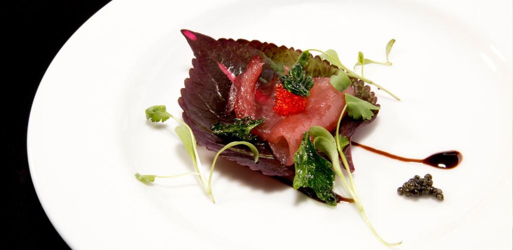 A delicious Tuna Crudo 