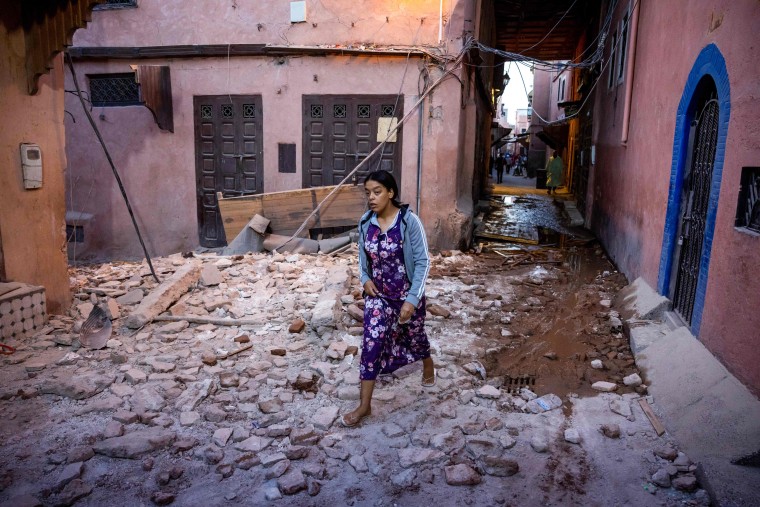 Image: MOROCCO-QUAKE