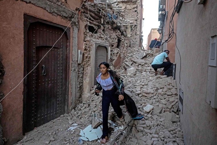 Image: MOROCCO-QUAKE