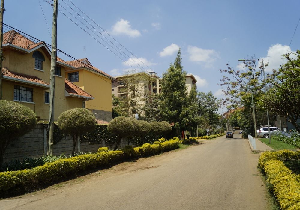 Kileleshwa neighborhood in nairobi kenya