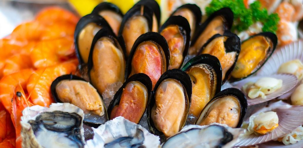 Seafood - shrimp and shells