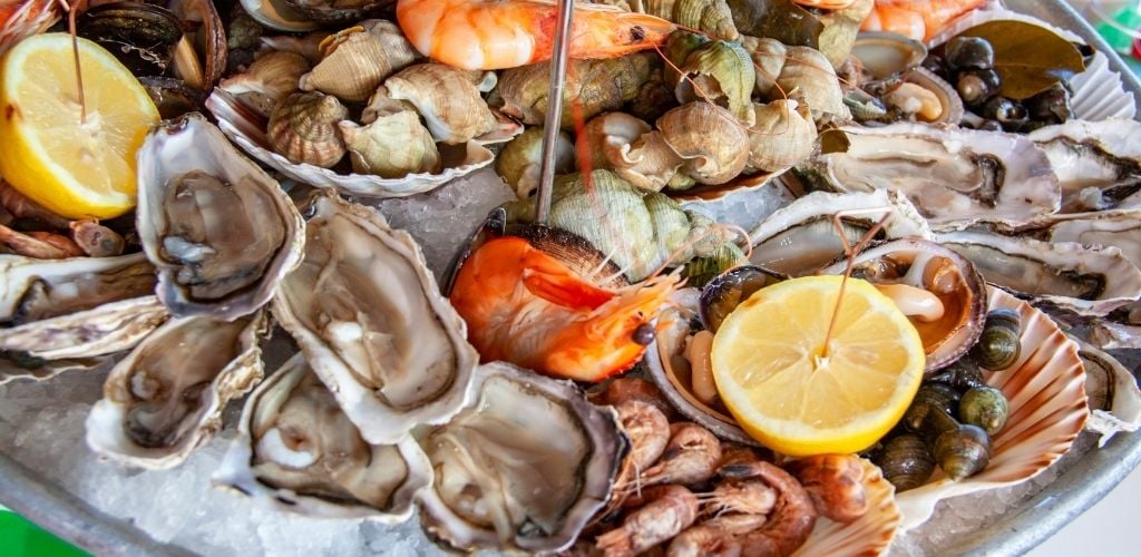 Seafood platter