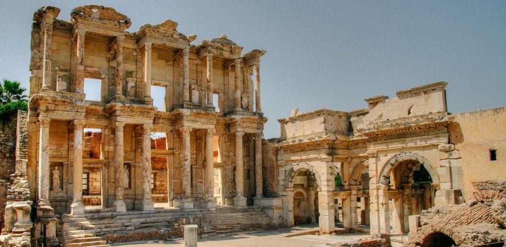 Celsus library in Ephesus, Turkey.