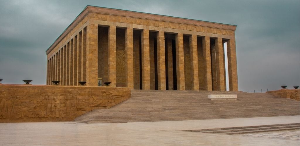 A mausoleum of Mustafa Kemal Atatürk