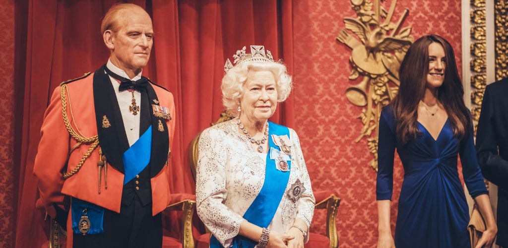 British Royal Family in Madamme Tussauds Wax Museum