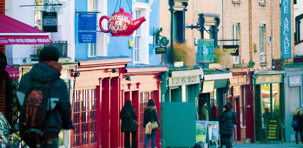 The streets of Notting Hill