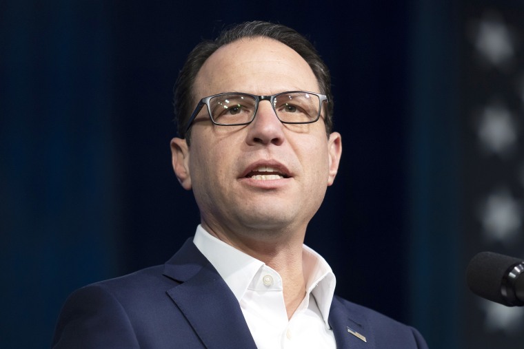 Pennsylvania Gov. Josh Shapiro speaks at the Democratic National Committee Winter Meeting, Saturday, Feb. 4, 2023, in Philadelphia.