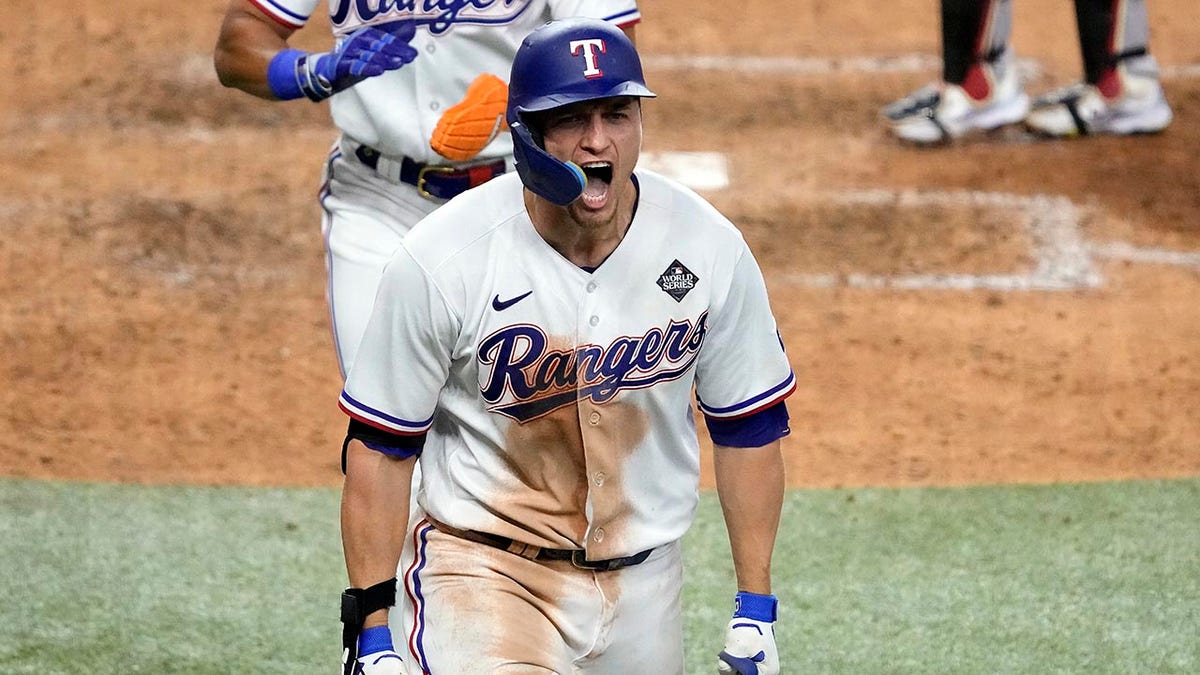 Corey Seager after home run