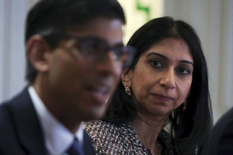 British Prime Minister Rishi Sunak has fired Home Secretary Suella Braverman, who drew anger for accusing police of being too lenient with pro-Palestinian protesters.