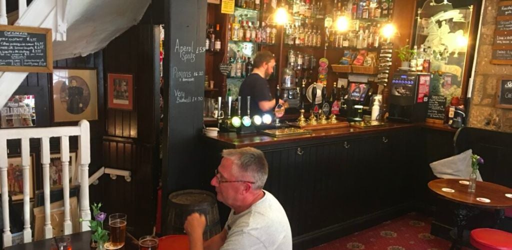 Coeur De Lion, Bath's smallest pub (writer image)