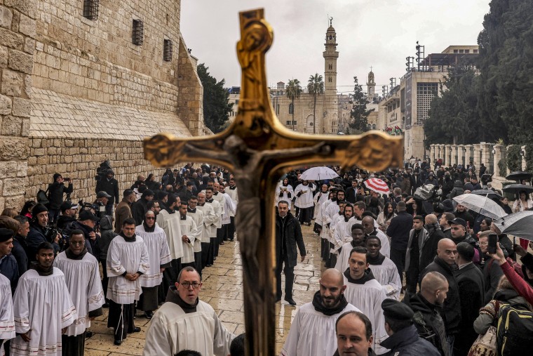 Image: PALESTINIAN-ISRAEL-RELIGION-CHRISTIANITY-CHRISTMAS