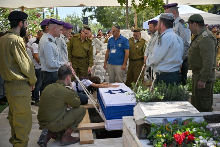 Image: Funeral Held For Col. Asaf Hamami, Who Was Killed On Oct. 7