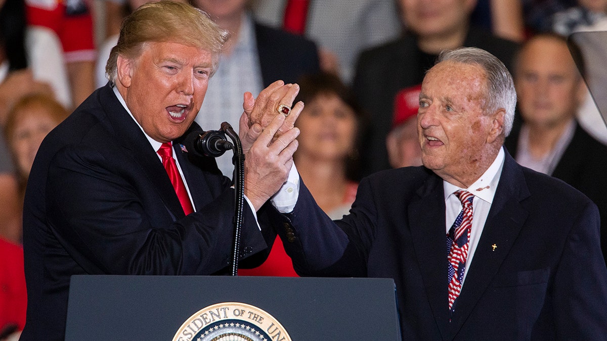 Trump and Bobby Bowden