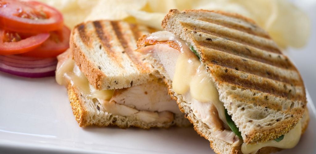 grilled chicken panini.