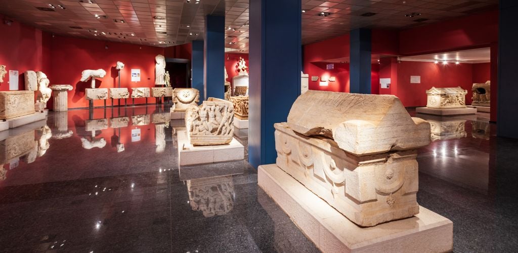 A different Antalya Archeological stone sculpture Museum in Turkey