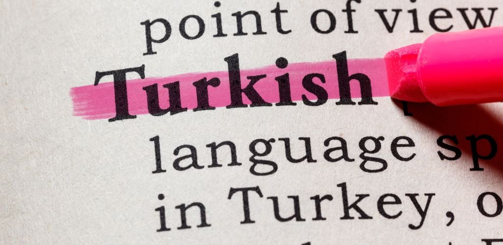 turkish language 