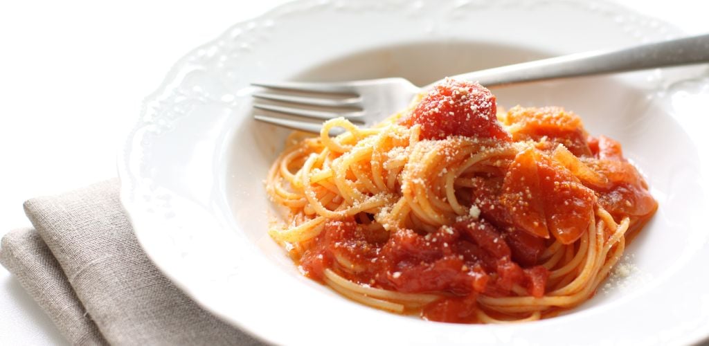 Italian cuisine, Tomato sauce speghetti