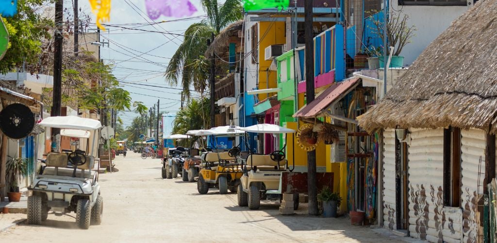 Isla Holbox golf carts