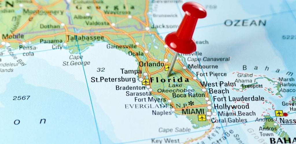 Florida map location
